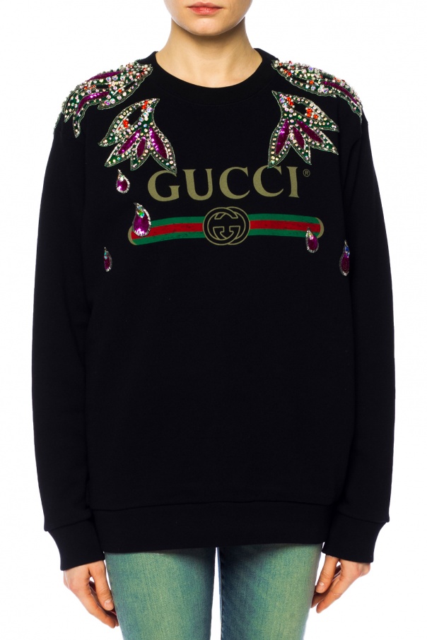 Gucci on sale snake crewneck